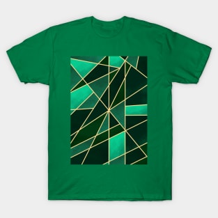 Abstract Green T-Shirt